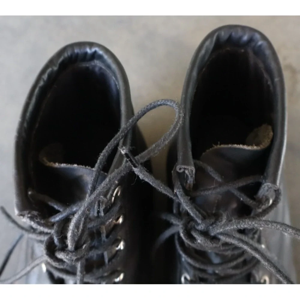Indian Motorcycle Boots Mens Size 10 W Black Leather - Picture 7 of 13